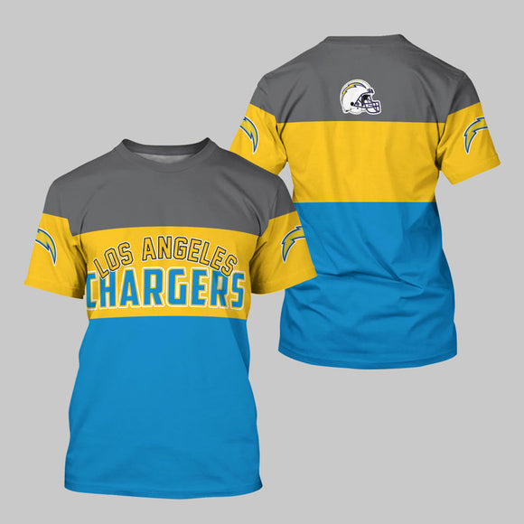 15% OFF Men’s Los Angeles Chargers T-shirt Extreme 3D