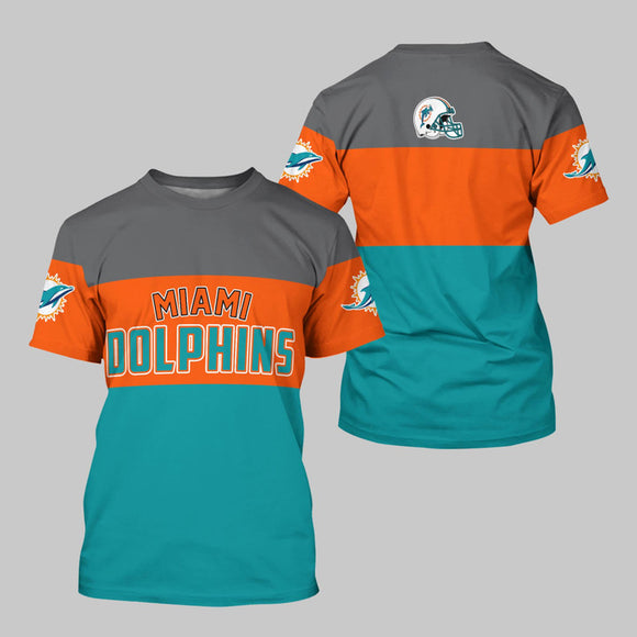 15% OFF Men’s Miami Dolphins T-shirt Extreme 3D