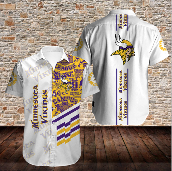 Men’s Minnesota Vikings Shirts Button Up