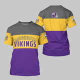 15% OFF Men’s Minnesota Vikings T-shirt Extreme 3D