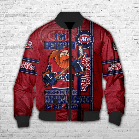 18% SALE OFF Men’s Montreal Canadiens Jackets Cheap I'm Retired