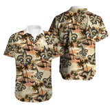 Men’s New Orleans Saints Hawaiian Shirt Tropical