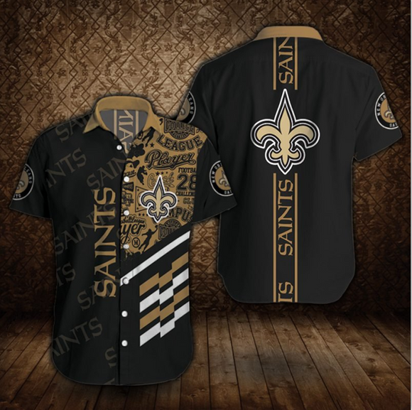 Men’s New Orleans Saints Shirts Button Up
