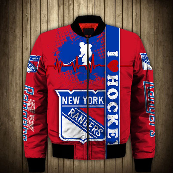 Men's New York Rangers Jacket 3D