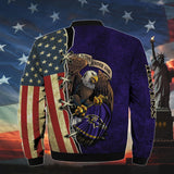 20% OFF Men’s One Nation Under God Baltimore Ravens Bomber Jackets