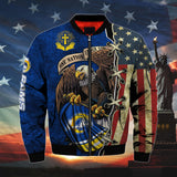 20% OFF Men’s One Nation Under God Los Angeles Rams Bomber Jackets