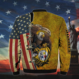 20% OFF Men’s One Nation Under God Pittsburgh Steelers Bomber Jackets