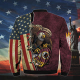 20% OFF Men’s One Nation Under God Washington Commanders Bomber Jackets