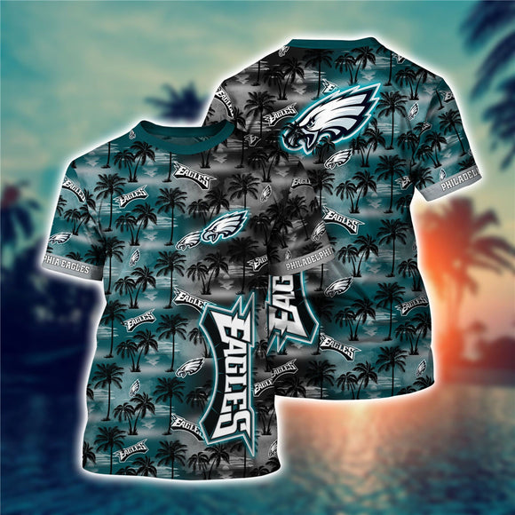 Men's Philadelphia Eagles T-shirt Palm Trees Graphic