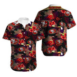 Men’s San Francisco 49ers Hawaiian Shirt Tropical