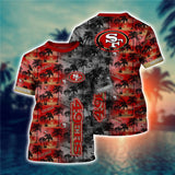 Men's San Francisco 49ers T-shirt Palm Trees Graphic