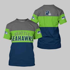 15% OFF Men’s Seattle Seahawks T-shirt Extreme 3D