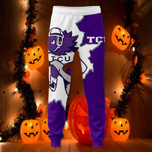 Men's TCU Horned Frogs Sweatpants 3D Printed Mascot