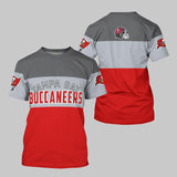 15% OFF Men’s Tampa Bay Buccaneers T-shirt Extreme 3D