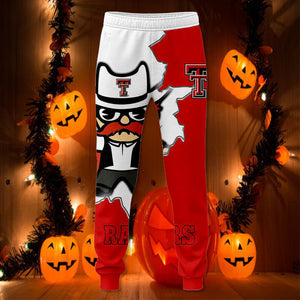 Men's Texas Tech Red Raiders Sweatpants 3D Printed Mascot