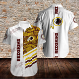 Men’s Washington Redskins Shirts Button Up