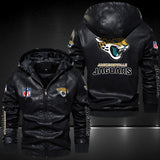 Up To 25% OFF Black/Blue/ Brown Mens Jacksonville Jaguars Leather Jackets