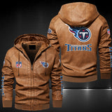 Up To 25% OFF Black/Blue/ Brown Mens Tennessee Titans Leather Jackets