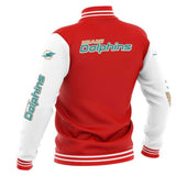 Miami Dolphins Baseball Jacket For Men