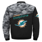 Miami Dolphins Camo Jacket