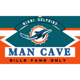 Up To 25% OFF Miami Dolphins Flags 3' x 5' For Sale