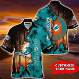 Miami Dolphins Hawaiian Shirt Customize Your Name