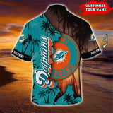 Miami Dolphins Hawaiian Shirt Customize Your Name