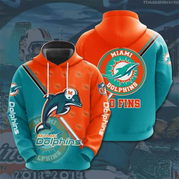 20% OFF Miami Dolphins Hoodie Seal Motifs - Only Today