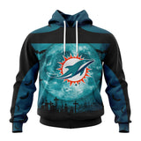 15% OFF Cheap Miami Dolphins Hoodies Halloween Custom Name & Number