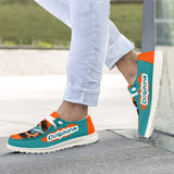 20% OFF Miami Dolphins Moccasin Slippers - Hey Dude Shoes Style