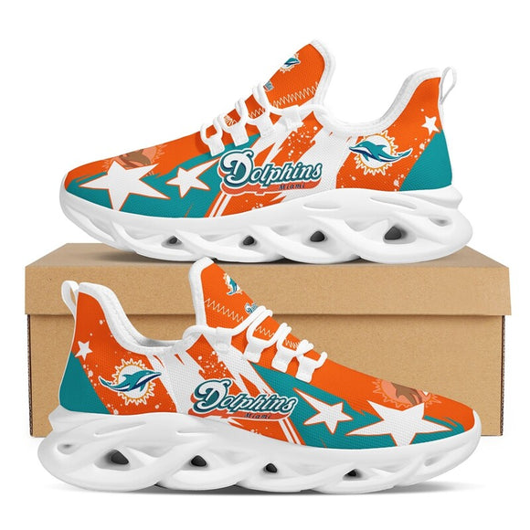 Miami Dolphins Sneakers Max Soul Shoes
