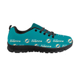 Miami Dolphins Sneakers Repeat Print Logo Low Top Shoes