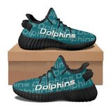 Up To 25% OFF Miami Dolphins Tennis Shoes Repeat Team Name