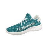 Up To 25% OFF Miami Dolphins Tennis Shoes Repeat Team Name