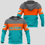 20% OFF Miami Dolphins Zip Up Hoodies Extreme Pullover Hoodie 3D