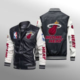 Miami Heat Leather Jacket