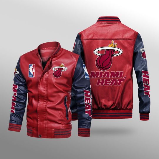 Miami Heat Leather Jacket