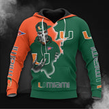 Buy Miami Hurricanes Skull Hoodies - Get 20% OFF Now