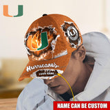 Lowest Price Miami (FL) Hurricanes Baseball Caps Custom Name