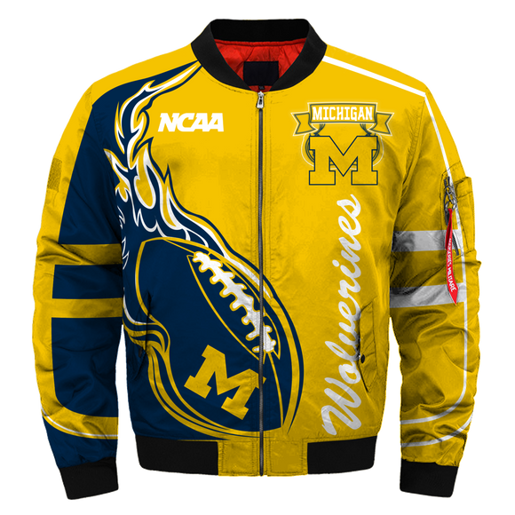 20% OFF Men's Michigan Wolverines Jacket 3D Printed Plus Size 4XL 5XL