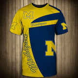 20% SALE OFF Michigan Wolverines T shirt Mens 3D