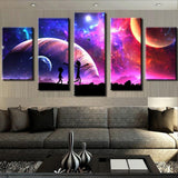 Milky Way Galaxy Wall Art Outer Space Planet