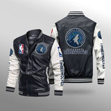 Minnesota Timberwolves Leather Jacket