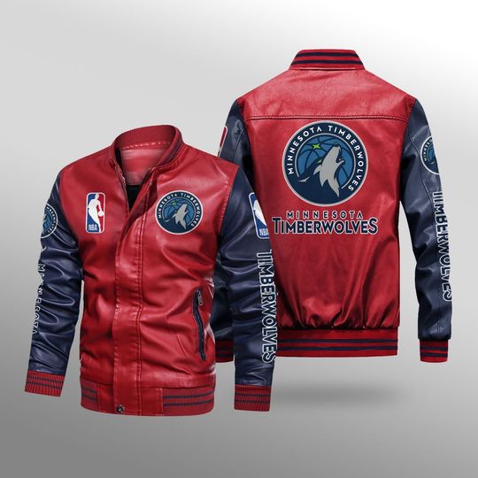Minnesota Timberwolves Leather Jacket