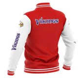 Minnesota Vikings Baseball Jacket For Men
