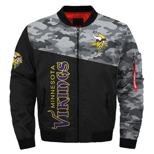 Minnesota Vikings Camo Jacket