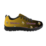 Minnesota Vikings Sneakers Repeat Print Logo Low Top Shoes