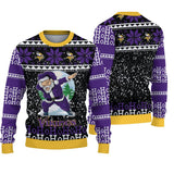 Minnesota Vikings Sweatshirt Santa Claus Ho Ho Ho