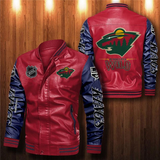 Minnesota Wild Leather Jacket