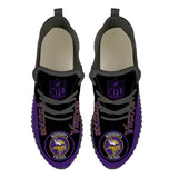 Minnesota Vikings Sneakers Big Logo Yeezy Shoes